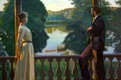 Noche de verano nórdica de Richard Bergh